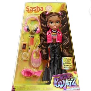 New Alwayz Bratz Sasha Fashion Doll with 10 Accessories and Poster